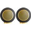 Elipson Planet L Performance 2.0 nero opaco dorato (lot de 2) - Diffusore da scaffale, 2, 100 W, Bass-reflex, 8 ohm