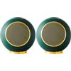 Elipson Planet L Performance 2.0 verde scuro dorato (lot de 2) - Diffusore da scaffale, 2, 100 W, Bass-reflex, 8 ohm