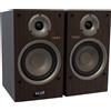Taga Harmony TAV-500B v.2 wengé (confezione da 2) - Diffusore da scaffale, 2, 80 W, Bass-reflex, 6 ohm