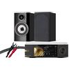 EverSolo + Bowers & Wilkins + Cardas Bowers & Wilkins 707 S3 nero laccato + Cardas HP Iridium (2 x 2m) + EverSolo DMP-A6 Master Edition Gen 2 nero