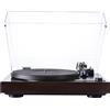 Dual CS 618 Q noce - Giradischi vinile, Semiautomatico, Preamplificatore integrato, MM, Trasmissione diretta, 33 giri, 45 giri, 78 giri, Celle incluse