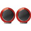 Elipson Planet L Performance 2.0 rosso laccato (lot de 2) - Diffusore da scaffale, 2, 100 W, Bass-reflex, 8 ohm