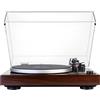 Dual CS 518 WN - Giradischi vinile, Manuale, Preamplificatore integrato, MM, Trasmissione a cinghia, 33 giri, 45 giri, 78 giri, Celle incluse