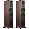 Heco Aurora XT 1000 noce (confezione da 2) - Diffusore a colonna, 230 W, Bass-reflex, 4 ohm