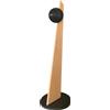 Cabasse iO3 nero opaco su supporto rovere - Diffusore hi-fi compatto, 2, 80 W, 8 ohm