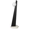 Cabasse iO3 bianco opaco su supporto nero - Diffusore hi-fi compatto, 2, 80 W, 8 ohm