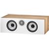 Bowers & Wilkins HTM6 S3 rovere chiaro - Diffusore centrale, 2, 120 W, 8 ohm, 87 dB