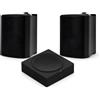 Sonos + Cabasse Cabasse ZEF 13 nero (lotto di 2) + Sonos Amplificatore