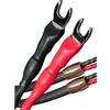Cardas HP Clear Reflection (2 x 2m) su misura - Cavo per altoparlante o diffusore, assemblato, Compatibile bi-wiring, 45,6 mm², Fourches, Banane