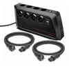 Audioquest Pack PowerQuest 3 + NRG-Y3 1m x2 - Ciabatta multipresa, presa multipla o protezione da sovratensione, Protezione contro le sovratensioni