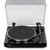 Thorens TD 204 A nero laccato - Giradischi vinile, Manuale, Preamplificatore integrato, MM, Trasmissione a cinghia, 33 giri, 45 giri, Celle incluse