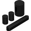Sonos Pack Beam (Gen 2) + 2x Era 100 + Sub mini noir - Soundbar, Dolby Atmos, Dolby TrueHD, Dolby Digital Plus, AirPlay 2, Bluetooth, Wi-Fi