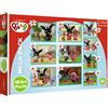 Trefl 10 in 1, 10, 20 a 48 pezzi personaggi del cartone animato di Bing, diversi livelli di difficoltà, divertimento, per bambini sopra i 4 anni puzzle, Colore Cosa fa, 90393