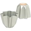 Decora 0062683 Stampo mini pandorino in alluminio anodizzato, Argento, Ø 7,5 X 6,5 cm, 1 pezzo