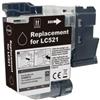 Brother : Ink-Jet Compatibile ( Rif. LC-521 BK ) - Nero - ( 500 Copie - 14 ml ) - ( Pigmentato )