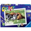 Ravensburger CreArt Cane e Gatto Dolce Sonno