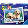 Ravensburger CreArt Cani Retriever Dipingere con i Numeri Gioco Bambini