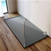 DEGHI Piatto doccia 80x160 cm grigio scuro effetto pietra riducibile - Block