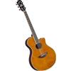 YAMAHA APX600FM Chitarra Elettroacustica - Top in Acero Fiammato, Corpo Sottile, Scala 25", Pickup System65, EQ, Accordatore Integrato - Amber