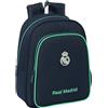 safta Real Madrid 2° Team 25/26 Zaino scuola per bambini, ideale per bambini di diverse età, comodo e versatile, qualità e resistenza, 27 x 10 x 33 cm