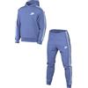 Nike Tuta Grafica Da Uomo Con Cappuccio Club Fleece, Polar/White, FB7296-450, XS