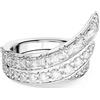 Swarovski Anello HYPERBOLA DOPPIA FASCIA M55 DONNA Swarovski