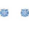 Swarovski Orecchini a lobo Stilla Attract Taglio Round Blu Donna Swarovski