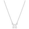 Swarovski Collana PENDENTE STILLA TAGLIO SQUADRATO RODIO Donna Swarovski