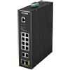 D-LINK 12 PORT L2 SMART MANAGED SWITCH 8 POE 240W
