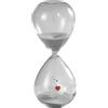 MASCAGNI Clessidra 20 Cm Orsetto Bianco Con Cuore