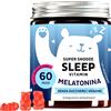 Caramelle Gommose Melatonina - Vegano E Senza Zucchero - 60 Gummies - Melatonina