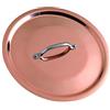 Baldassare Agnelli Pentole Agnelli ALCU129T20 Coperchio di Rame Stagnato per Induzione con ponticello inox, 20 cm