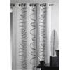 HomeMaison - Tenda in Tessuto Jacquard con Stampe Fantasia, Blu, 140 x 260 cm