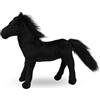 PLNVNVP Cavallo in Peluche Realistico,Cavallo Coccolone Peluche Animale, Bambola di Peluche Simulazione per Decorativo-20cm