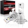 AUXIRACER H7 LED, 100W 30000LM 6500K Luce Bianca Fredda Lampadine LED H7, Dimensioni Mini 1:1, Plug and Play, Lampadine Per Fari Auto e Moto, 2 pezzi