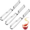 VACUBXBY 3 Pezzi Pelapatate, Pela Patate e Verdure in Acciaio Inox, Sbuccia Patate Universale Professionale per Carote e Verdure Varie e Frutta, Impugnatura Ergonomica