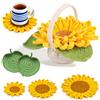 mimzemamz Kit Uncinetto Principianti Crochet Kit Set Uncinetti con Istruzioni,Vaso Pianta Sottobicchiere Fatto a Mano fai da te All'uncinetto Materiale Lana Regali Adatti e un Sottobicchiere Interni