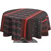 Le linge de Jules Tovaglia Antimacchia Phenix Rosso - Rotonda 160 cm