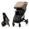 kk Kinderkraft Kinderkraft MITZY Buggy fino a 22 kg, Passeggino Reclinabile, Carrozzina, Leggero, Facilmente Pieghevole, Schienale e Poggiapiedi Regolabili, Posizione Sdraiata, Ideale per I Viaggi, Beige