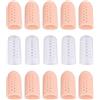 Aoksily 50 pezzi Proteggi Dita Piedi,Protezione Alluce,Protezione Dita Piedi Silicone Protezione Piedi Traspirante Proteggi Dita Piedi per Previene la formazione di calli e vesciche