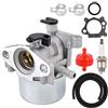ZAMDOE Kit carburatore Tosaerba per Briggs & Stratton 799866 794304 796707 790845 799871 Motore generatore Tosaerba a 4 Tempi, con Candela, Guarnizione, Filtro Carburante