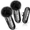 SYNCO Microfono Lavalier wireless per iPhone, P2XL Microfoni Wireless Professionali per Vlogging, Tiktok, registrazione video YouTube, Mini Mic per iPhone 14/13/12/11/X Lightning