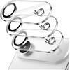 JETech Pellicola Fotocamera per iPhone Air, 9H Vetro Temperato, Antigraffio, Compatibile con Cover, Non Influisce Sugli Scatti Notturni, HD Chiaro, Pacco da 3 (Trasparente)