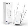 WAVLINK Ripetitore WiFi 6 Potente per Casa, Amplificatore Segnale wifi AX3000 con porta Ethernet, Doppia Banda(5GHz/2.4GHz) Access point WiFi Extender Antenne 5 * 5dbi Copertura fino a 3000sq.ft