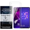 Glcrrpu Pellicola Protettiva per Huawei Nova 5T[6.26],[2 Pezzi] Pellicola Protettiva Idrogel per Alta Sensibilità Protezione Schermo in TPU,HD,Trasparente,[Non Vetro Temperato]