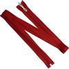 Aerzetix - Set di 6 Cerniere Lampo a Spirale N°5 85cm separabili con cursore Decorativo per Accessori Tessili Cucito Abbigliamento | in Metallo Nylon Poliestere | Colore Rosso