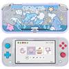 GeekShare Cover protettiva per Switch Lite, copertura morbida e antigraffiti, che garantisce la superficie, protezione rigida compatibile con Switch Lite Skin- Shark Party