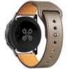 SOLOLUP Cinturino in Pelle Compatibile con Samaung Galaxy Watch 6/5/4 40mm 44mm/Watch 5 Pro 45mm/Watch 4 Classic 42 46mm，20mm Cinturino di Ricambio Sgancio Rapido Regolabile per Donna UomoRosso mattone+grigio