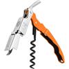 CORKAS Cavatappi Professionali Apribottiglie, Cavatappi da Sommelier, Coltello da sommelier, Cavatappi per Camerieri Apri Bottiglia Accessori del Vino e Regali (Arancia)