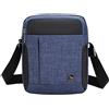 OIWAS Borsello Uomo Tracolla Piccola Borsa Tracolla Uomo Borsellino Marsupio Borsa a Spalla per Sportiva Viaggio Lavoro Blu Denim
